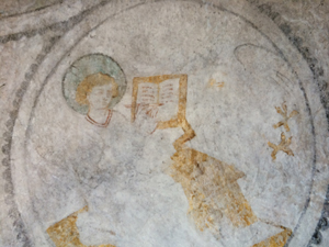 Apostle John_ceiling_Lazarite Church at Gfenn resized II