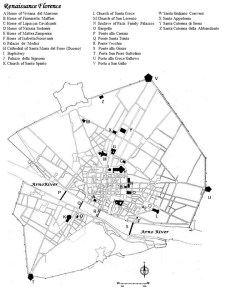Renaissance Florence map