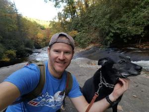 Scott Moore with Sally