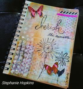 A cherish the moments page